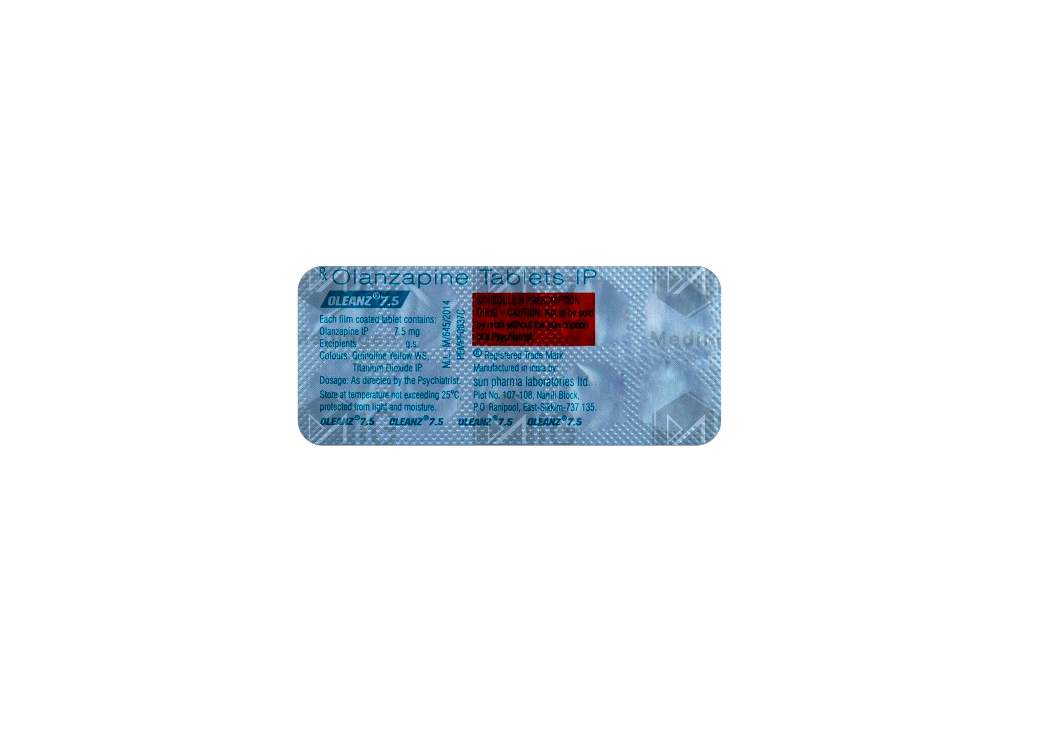 OLEANZ 7.5MG